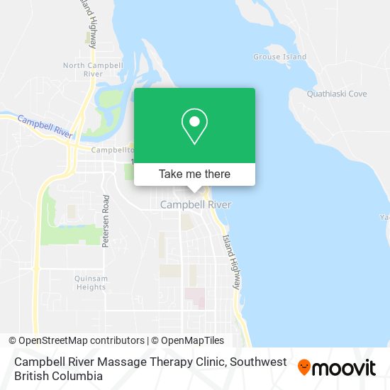 Campbell River Massage Therapy Clinic plan