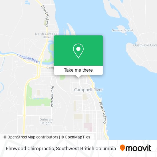 Elmwood Chiropractic map