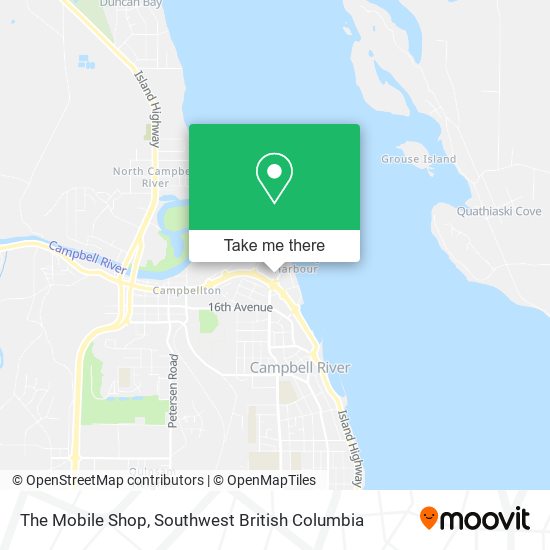 The Mobile Shop map