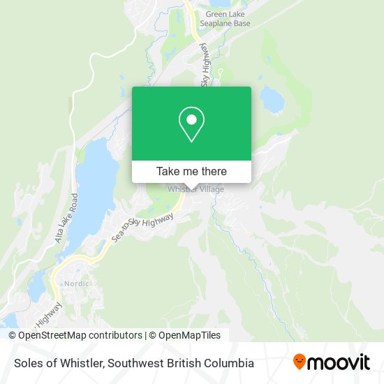 Soles of Whistler map