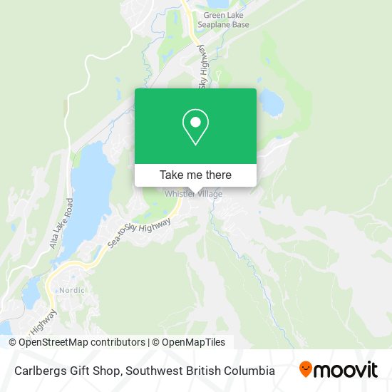 Carlbergs Gift Shop map