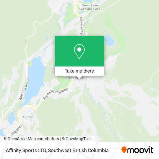 Affinity Sports LTD map