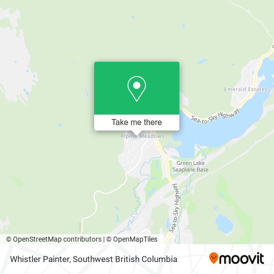 Whistler Painter map