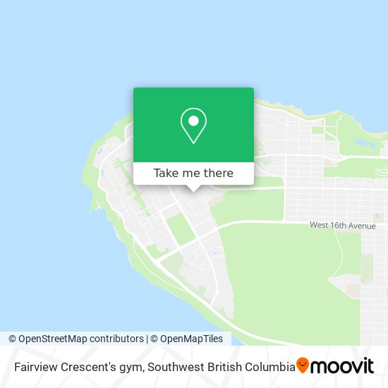 Fairview Crescent's gym map