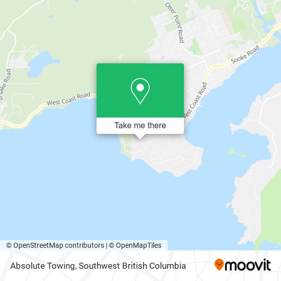 Absolute Towing map