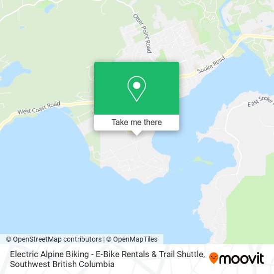 Electric Alpine Biking - E-Bike Rentals & Trail Shuttle map