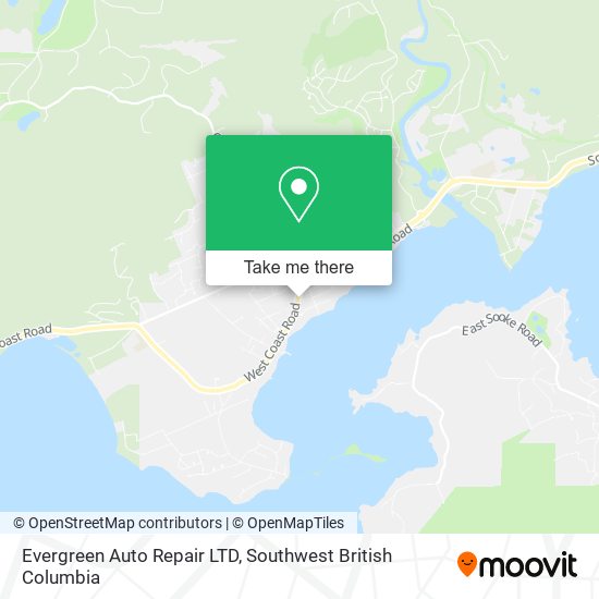 Evergreen Auto Repair LTD map