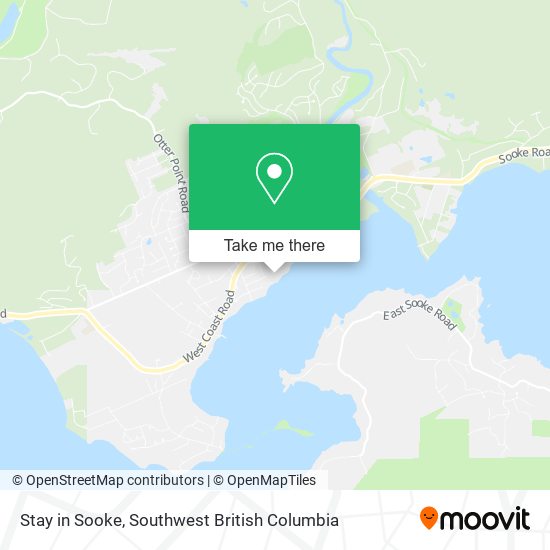 Stay in Sooke map