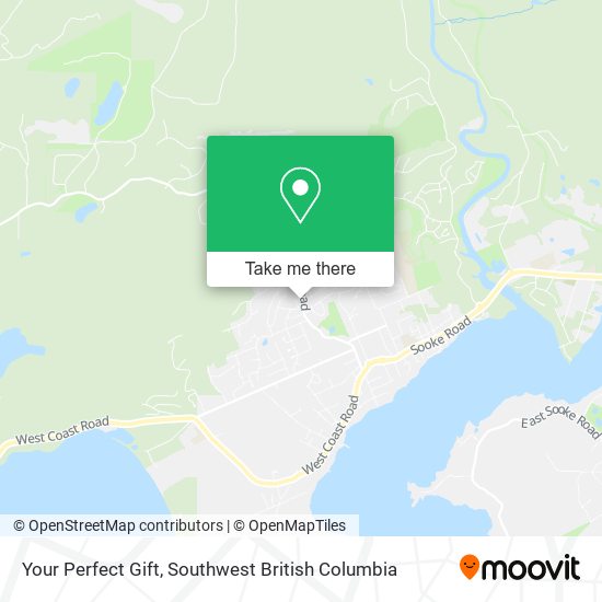 Your Perfect Gift map