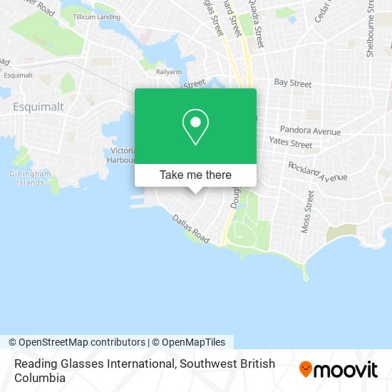 Reading Glasses International map