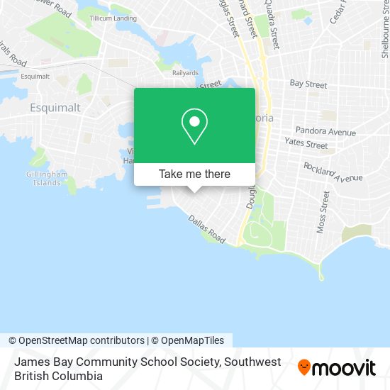 James Bay Community School Society map