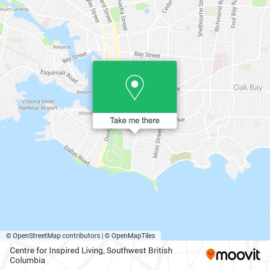 Centre for Inspired Living map