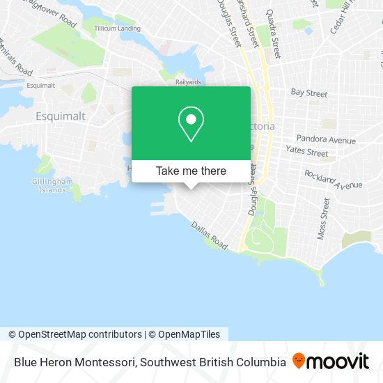 Blue Heron Montessori map