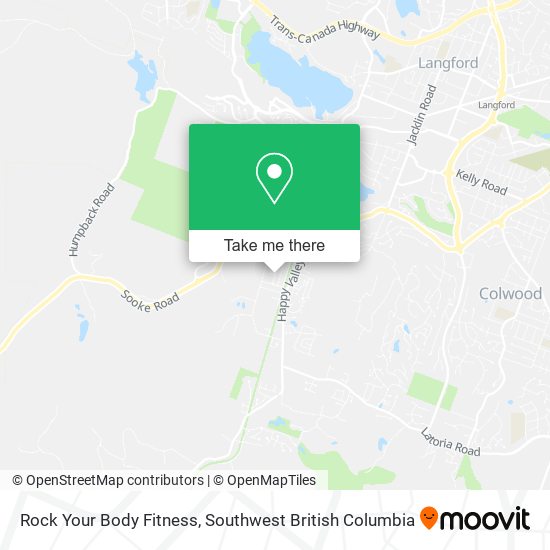 Rock Your Body Fitness map