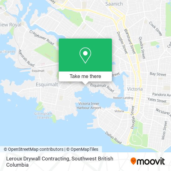 Leroux Drywall Contracting map