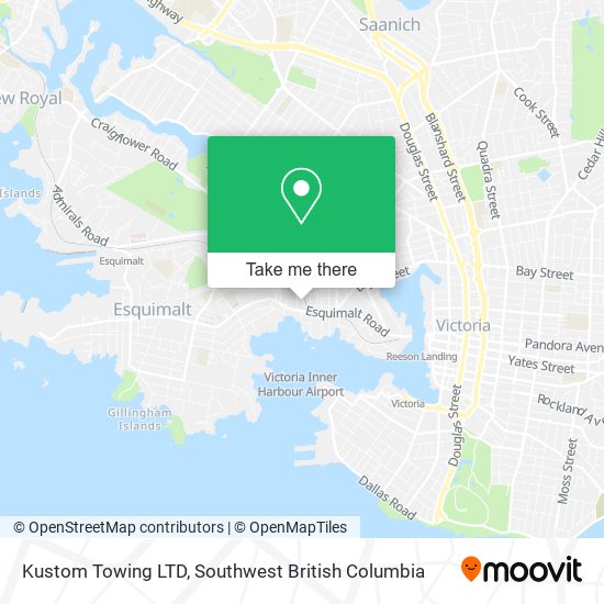 Kustom Towing LTD map