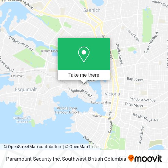 Paramount Security Inc map