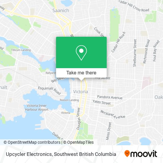 Upcycler Electronics map