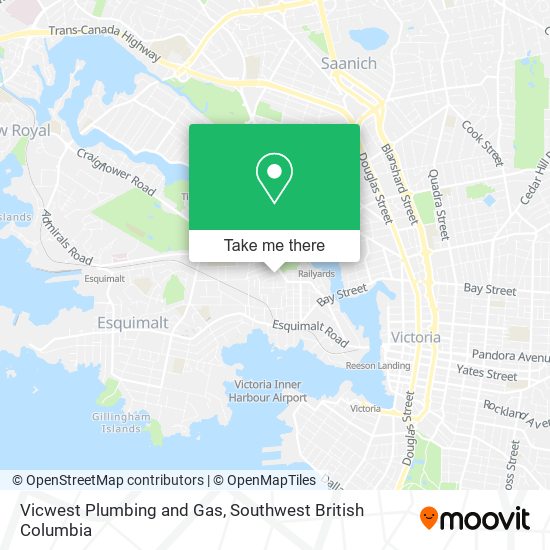 Vicwest Plumbing and Gas map