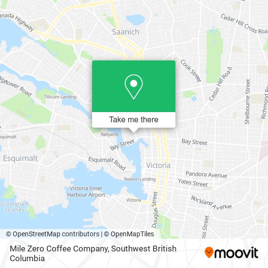 Mile Zero Coffee Company map