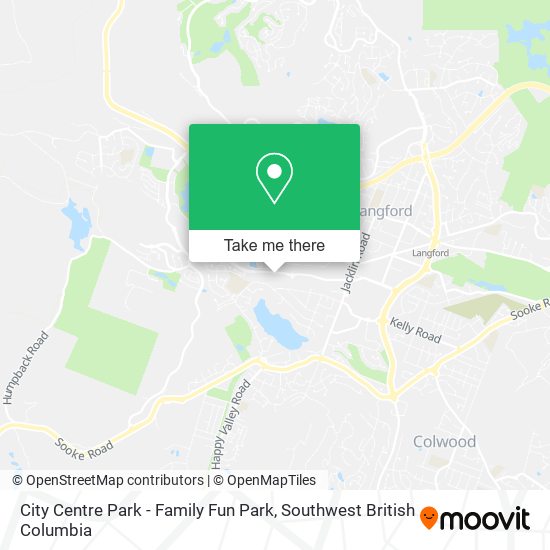 City Centre Park - Family Fun Park map