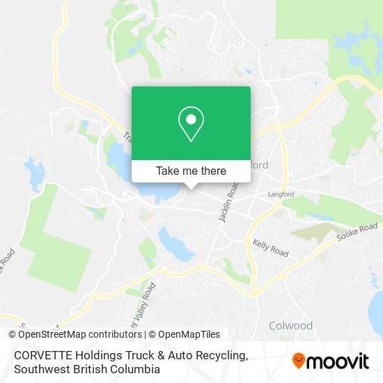 CORVETTE Holdings Truck & Auto Recycling map