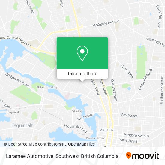 Laramee Automotive map