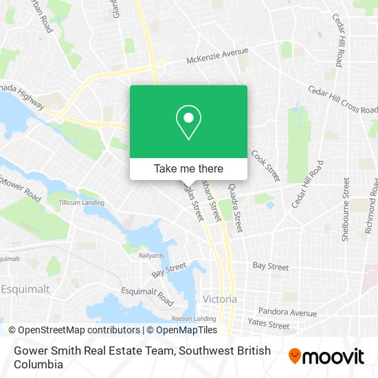 Gower Smith Real Estate Team map