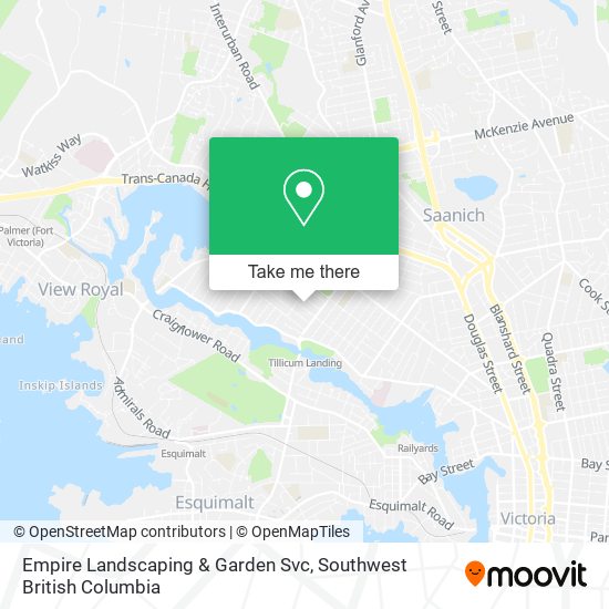 Empire Landscaping & Garden Svc map