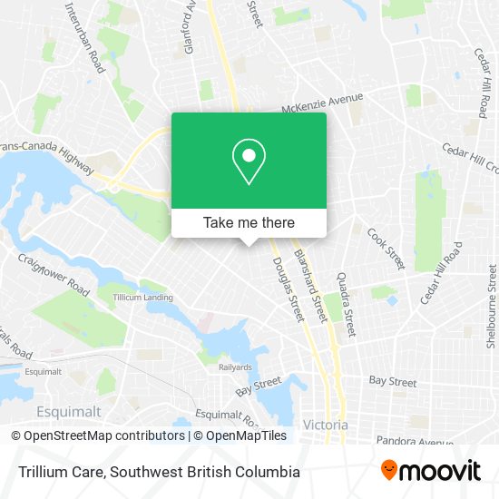 Trillium Care map