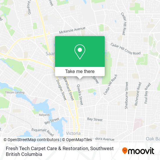 Fresh Tech Carpet Care & Restoration map