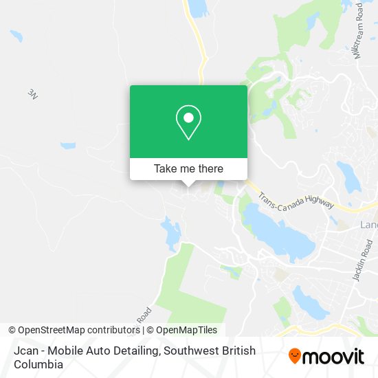 Jcan - Mobile Auto Detailing map