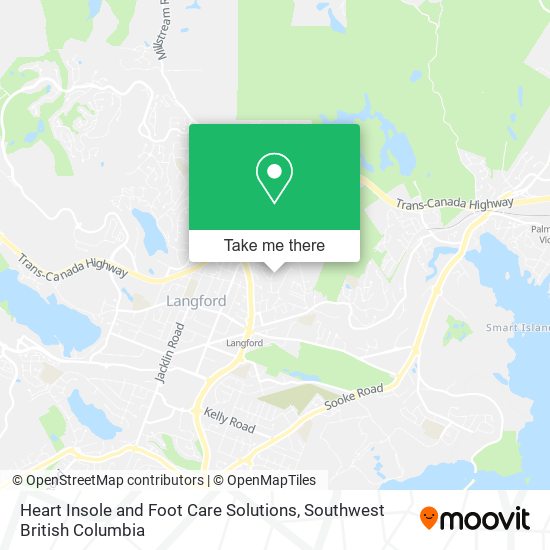 Heart Insole and Foot Care Solutions map