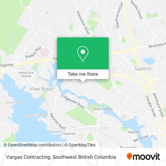 Vargas Contracting map