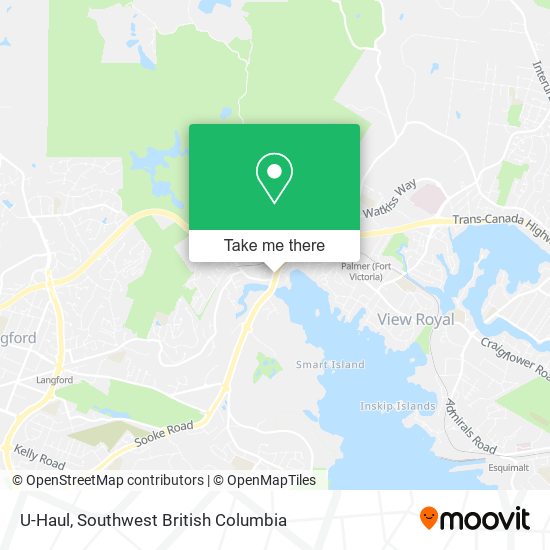 U-Haul map