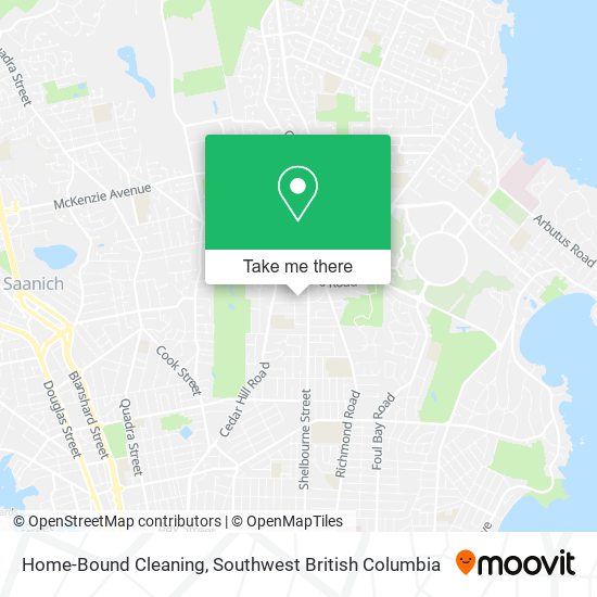 Home-Bound Cleaning map