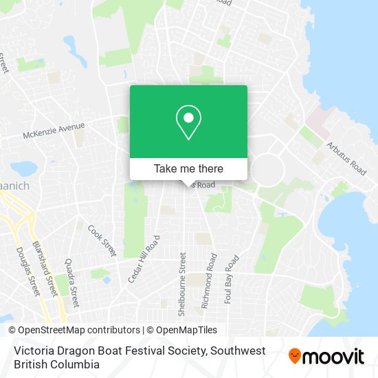 Victoria Dragon Boat Festival Society map