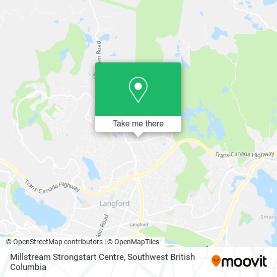 Millstream Strongstart Centre map
