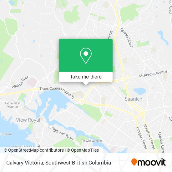 Calvary Victoria map