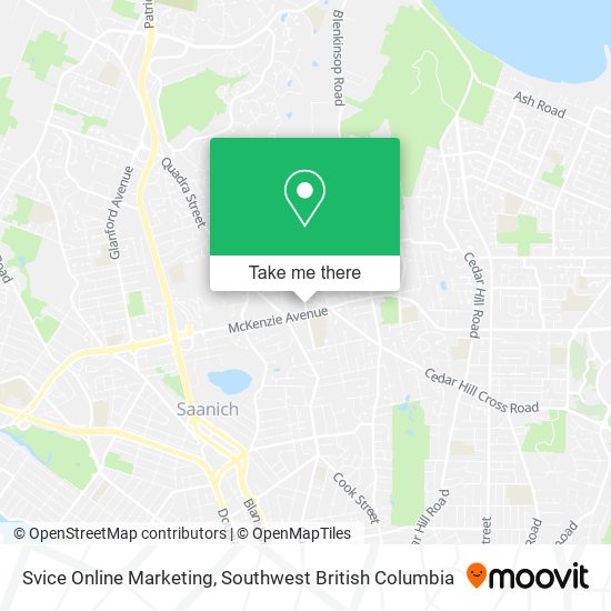 Svice Online Marketing map