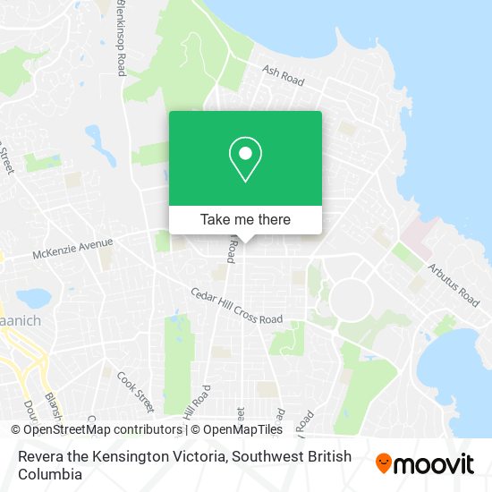 Revera the Kensington Victoria map