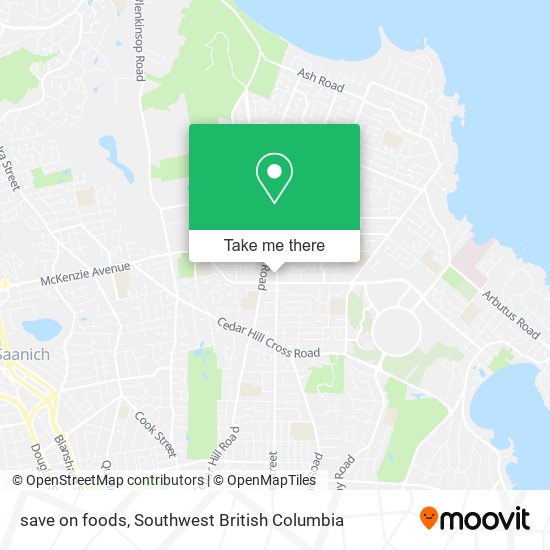 save on foods map