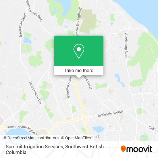 Summit Irrigation Services map