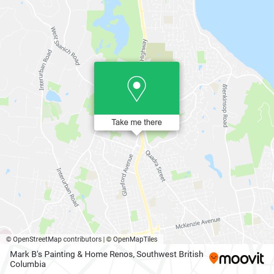 Mark B's Painting & Home Renos map