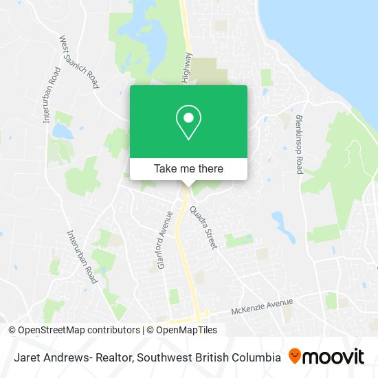 Jaret Andrews- Realtor map