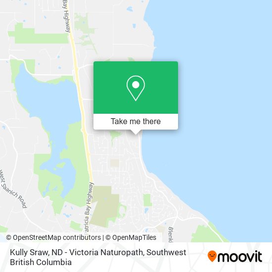 Kully Sraw, ND - Victoria Naturopath map