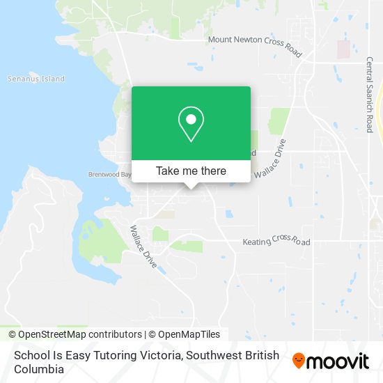 School Is Easy Tutoring Victoria map