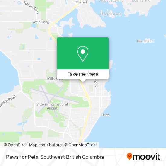 Paws for Pets map