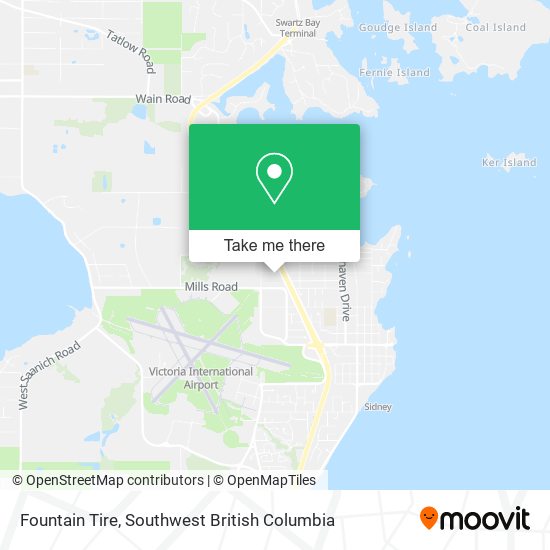 Fountain Tire map