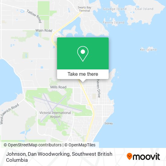 Johnson, Dan Woodworking map